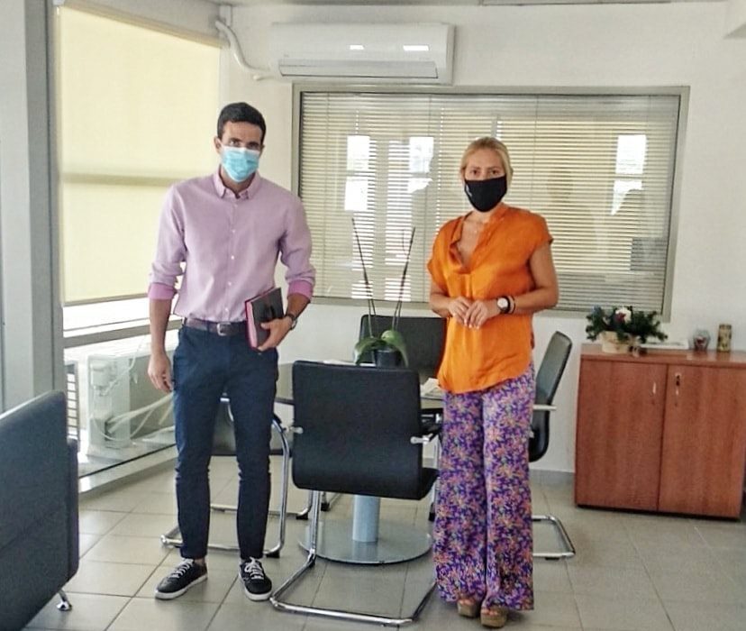 Συνάντηση με την Αντιπεριφερειάρχη Νοτίου Τομέα Δήμητρα Νάνου